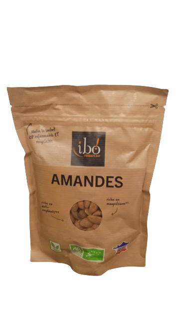 AMANDES BIO DÉCORTIQUÉES