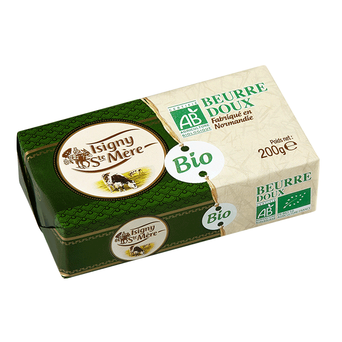 BEURRE BIO DOUX D'ISIGNY