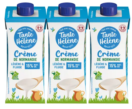 CRÈME BIO FRAÎCHE LÉGÈRE 15% 3 X20 CL
