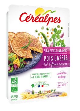 GALETTES BIO FONDANTES POIS CASSES