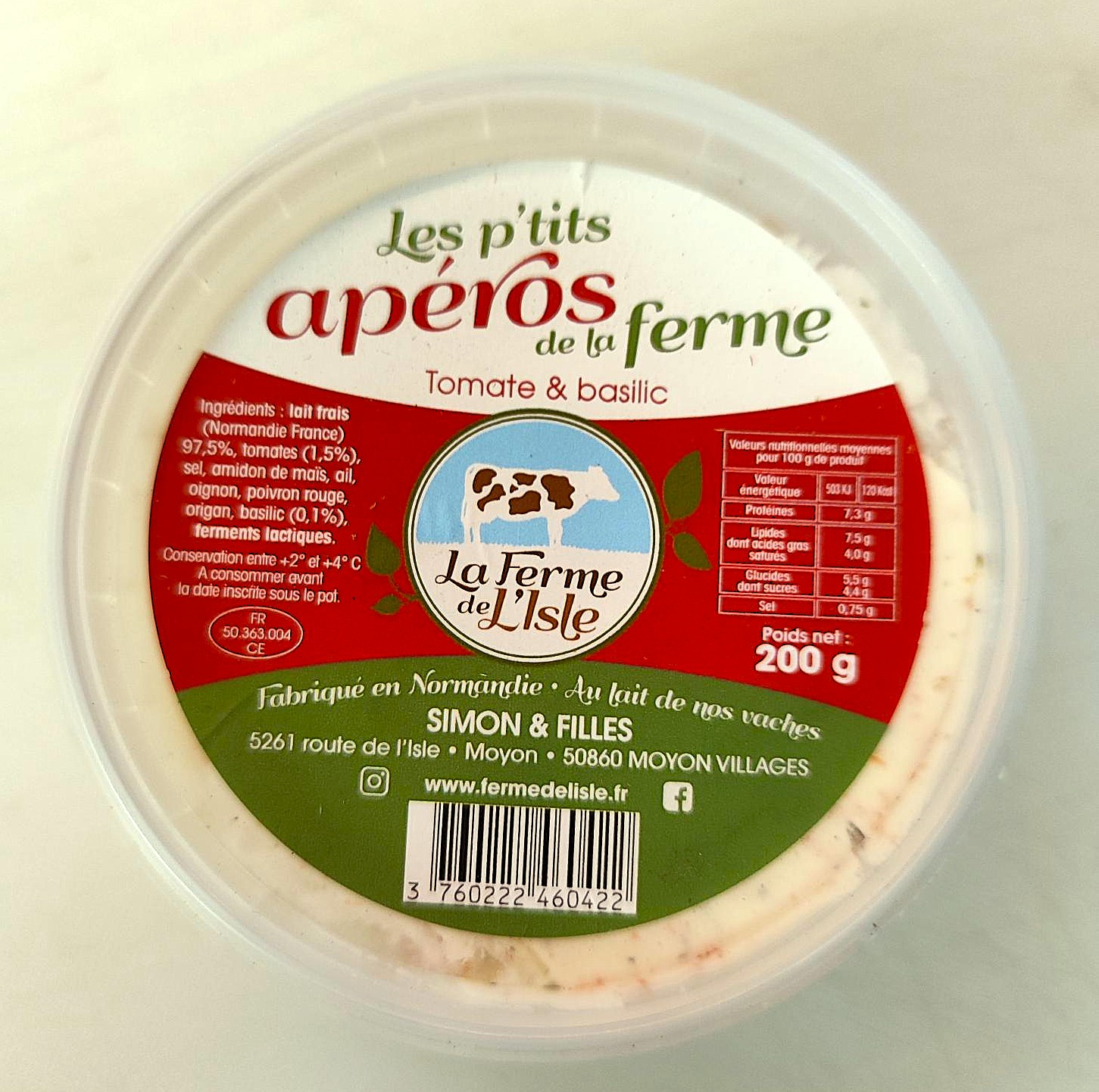 I P'TIT APÉRO DE LA FERME TOMATE & BASILIC