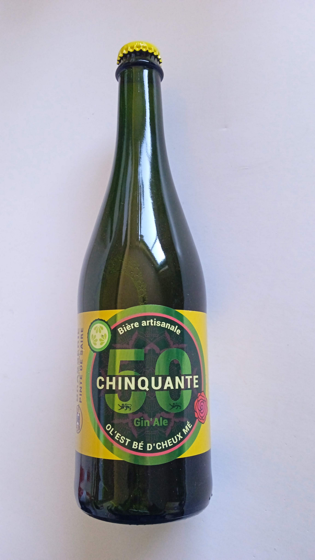 BIERE CHINQUANTE GIN ALE 75CL