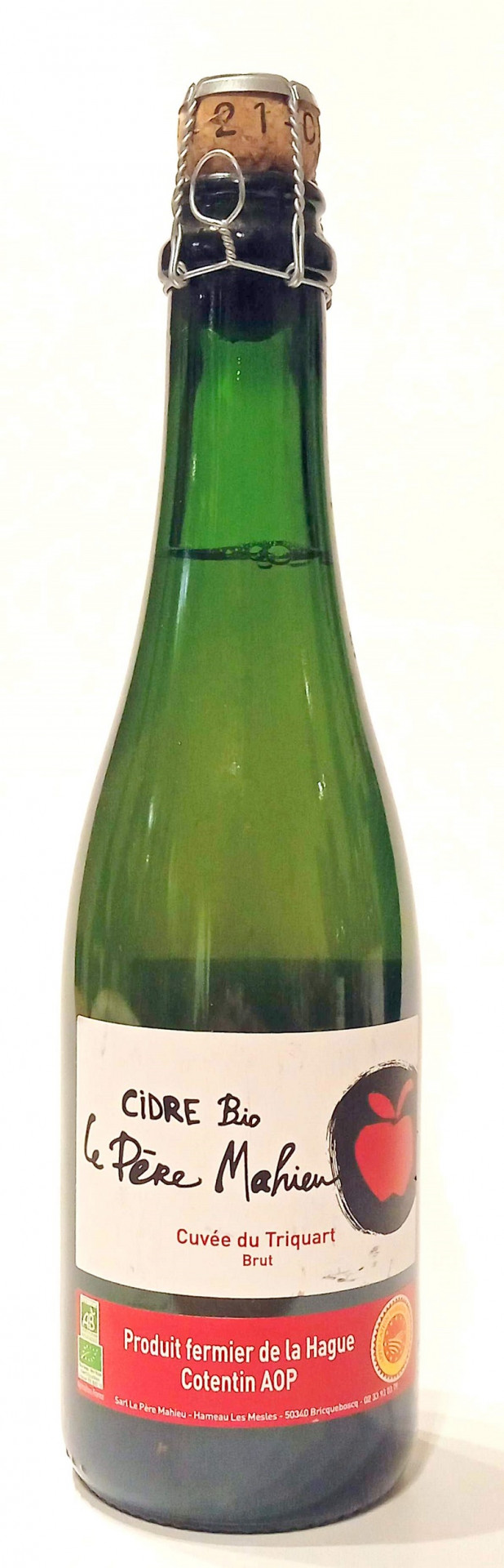 CIDRE TRIQUART BIO BRUT AOC COTENTIN