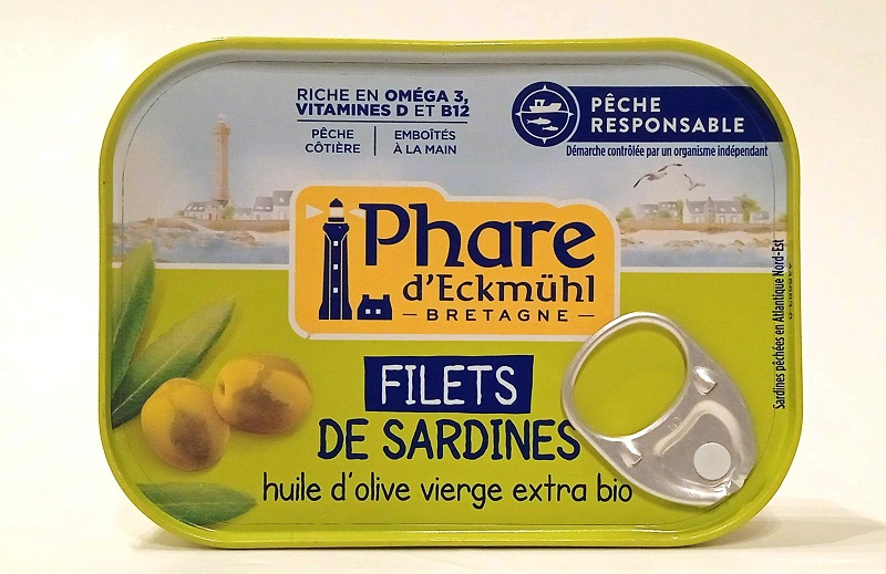 FILETS DE SARDINES A L'HUILE D'OLIVE VIERGE EXTRA 