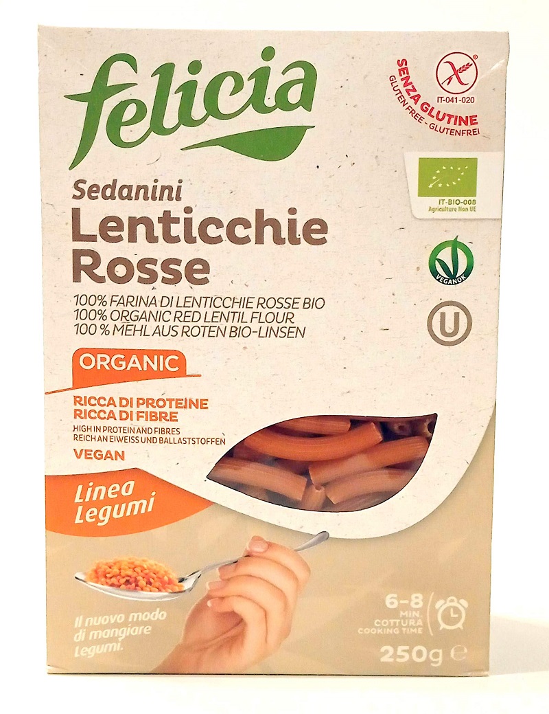 MACARONI AUX LENTILLES CORAIL SS GLUTEN