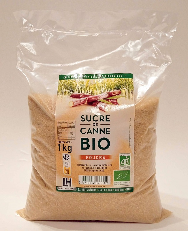 SUCRE CANNE BLOND 1KG