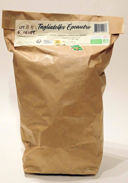 PATES ARTISANALES  BIO TAGLIATELLES EPEAUTRE