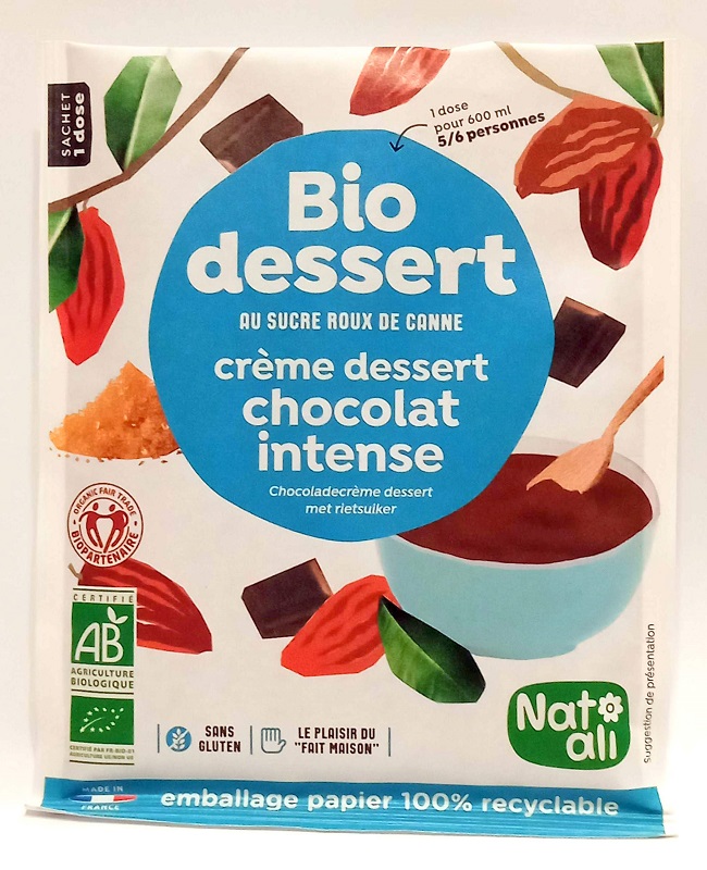 CREME BIO DESSERT CHOCOLAT INTENSE