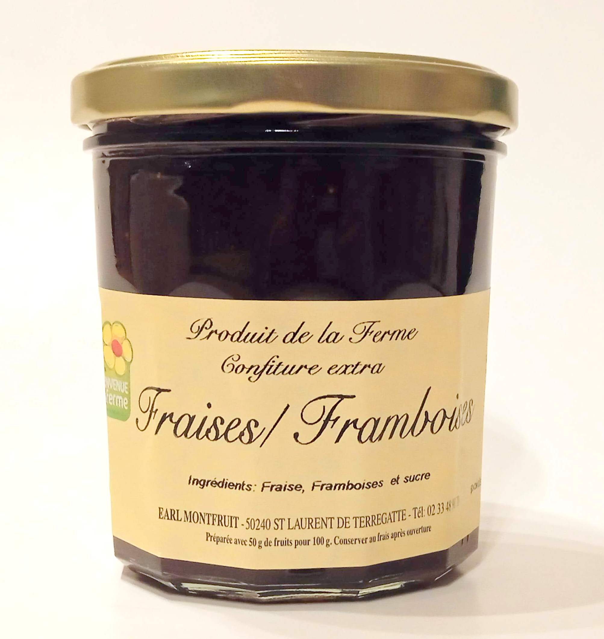C.M CONFITURE FRAISES FRAMBOISES