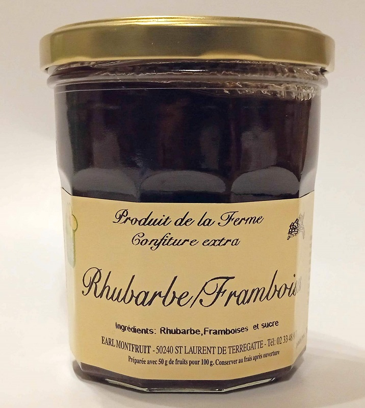 CONFITURE RHUBARBE FRAMBOISES