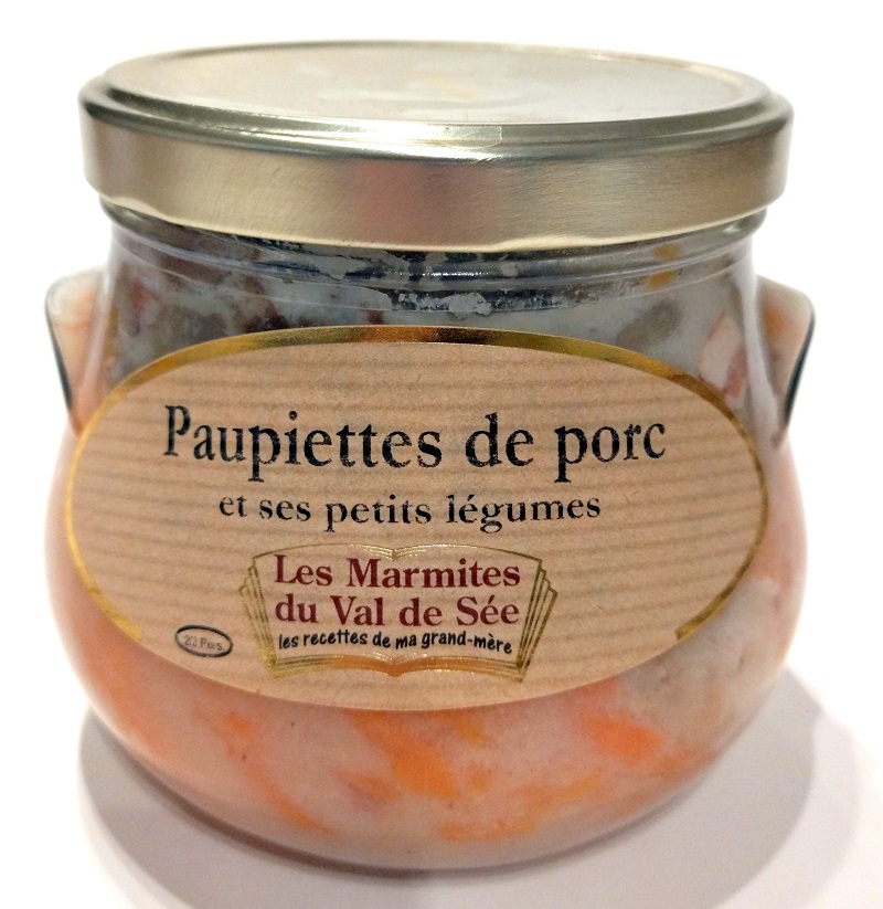 PAUPIETTE DE PORC ET SES PETITES LEGUMES 750GR