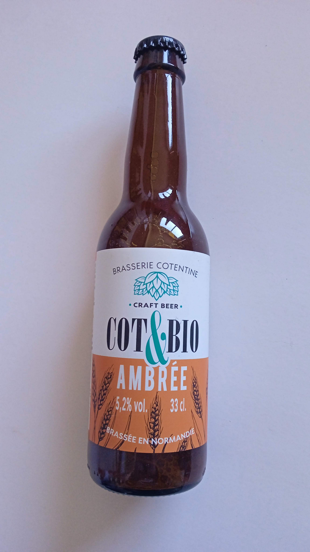 BIERE BIO AMBREE COT 