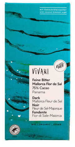 CHOCOLAT BIO NOIR 75% FLEUR DE SEL