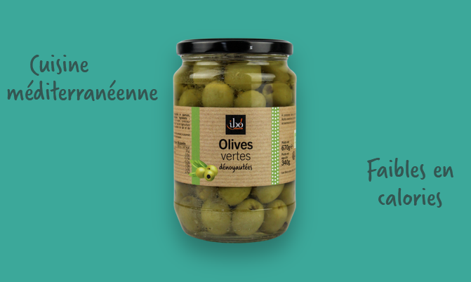 OLIVES BIO VERTES ENTIERES 