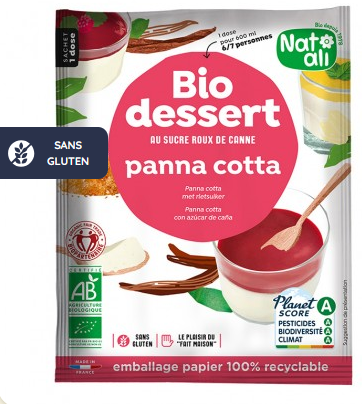 CRÈME BIO DESSERT PANNA COTTA