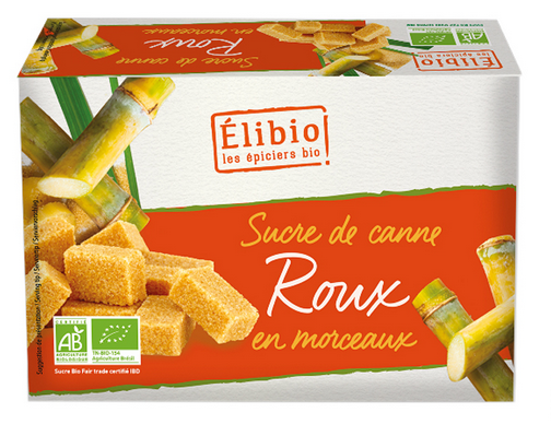 SUCRE BIO MORCEAUX  ROUX CANNE 