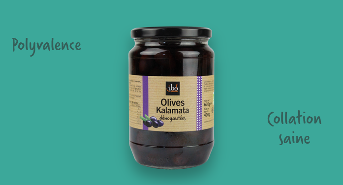 OLIVES BIO KALAMATA ENTIERES 