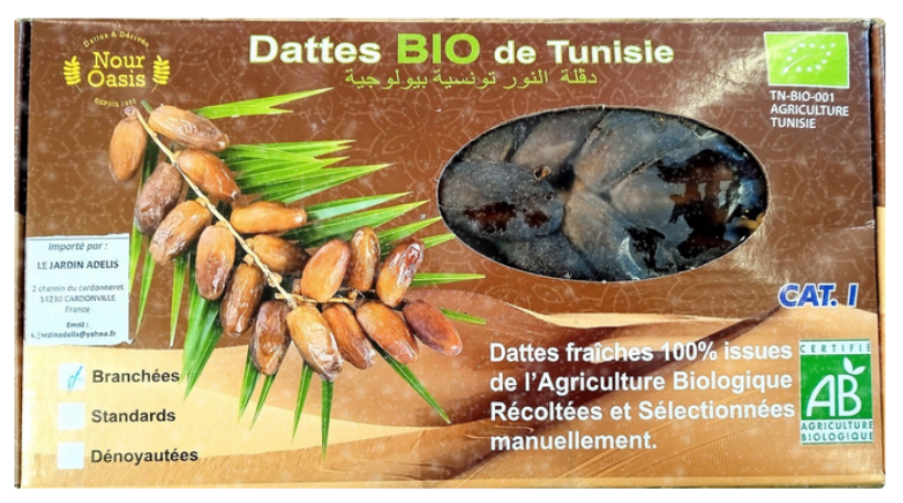 DATTES BIO TUNISIE 250G 