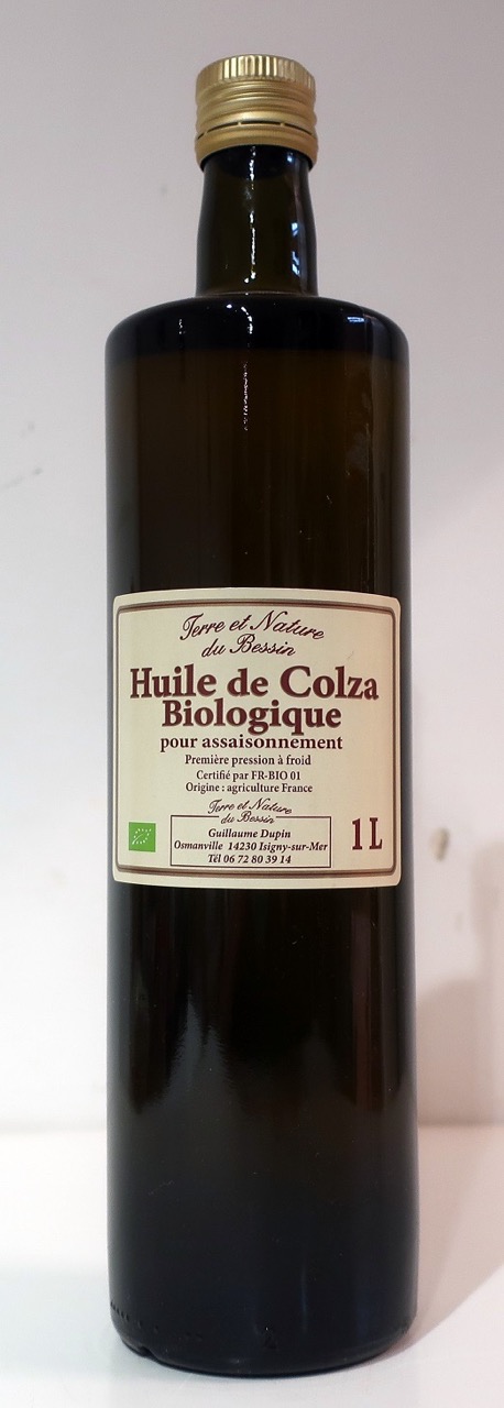 HUILE DE COLZA BIO 1L