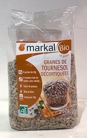 Graines de Tournesol bio décortiquées 300g