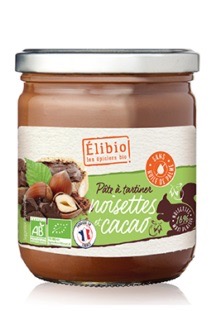 PATE A TARTINER NOISETTE ET CACAO ELIBIO