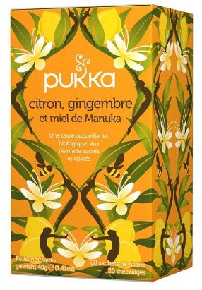 INFUSION CITRON, GINGEMBRE, MANUKA