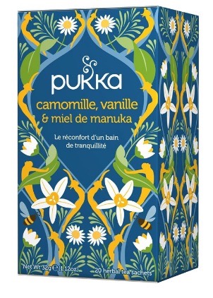 INFUSION CAMOMILLE, VANILLE, MANOUKA