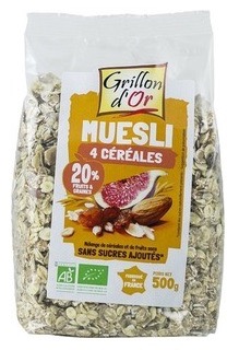 MUESLI 4 CEREALES & FRUITS