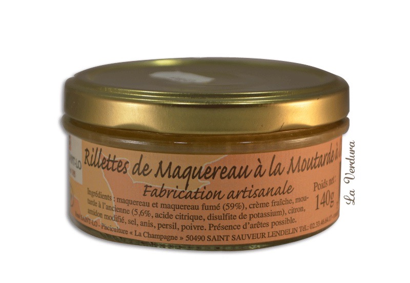 RILLETTES DE MAQUEREAUX A LA MOUTARDE