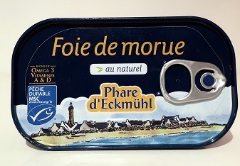 FOIE DE MORUE AU NATUREL