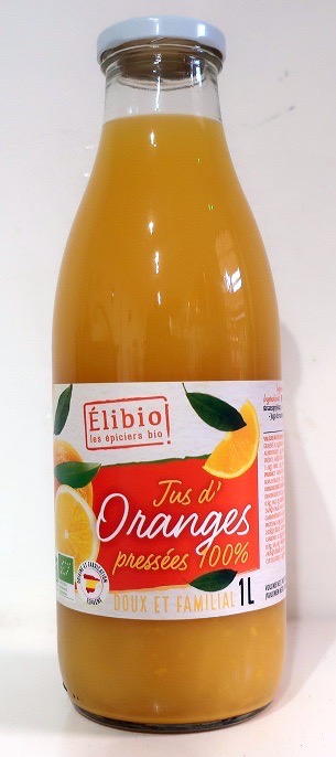 JUS BIO  D'ORANGE 