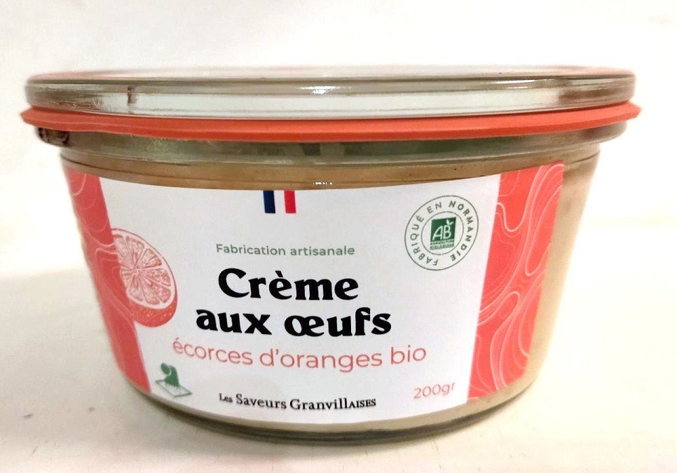 CREME AUX OEUFS ET ECORCES D'ORANGE BIO