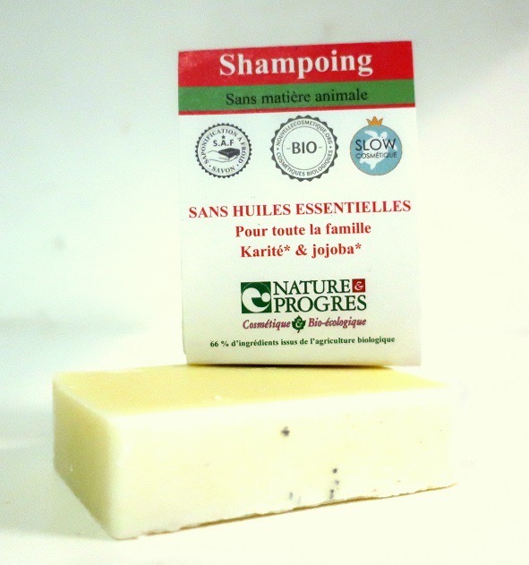 SHAMPOING SOLIDE SANS HUILES ESSENTIELLES