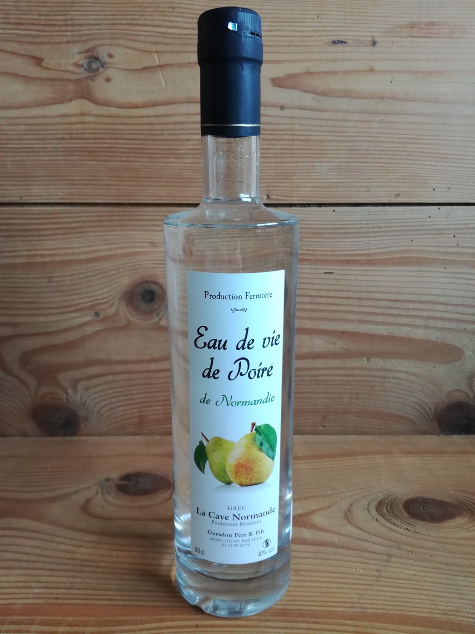 EAU DE VIE DE POIRE GUESDON 50 CL