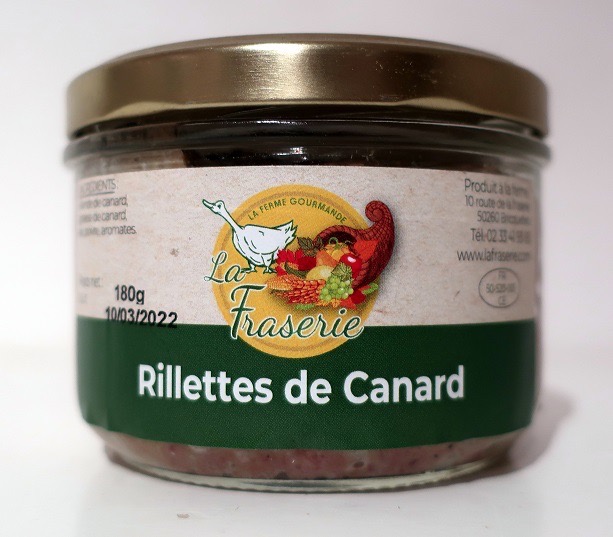 RILLETTES DE CANARD 180G