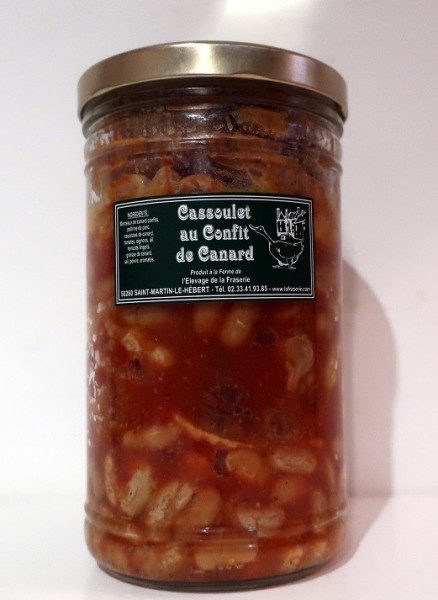 L.F CASSOULET AU CONFIT DE CANARD 2 PARTS