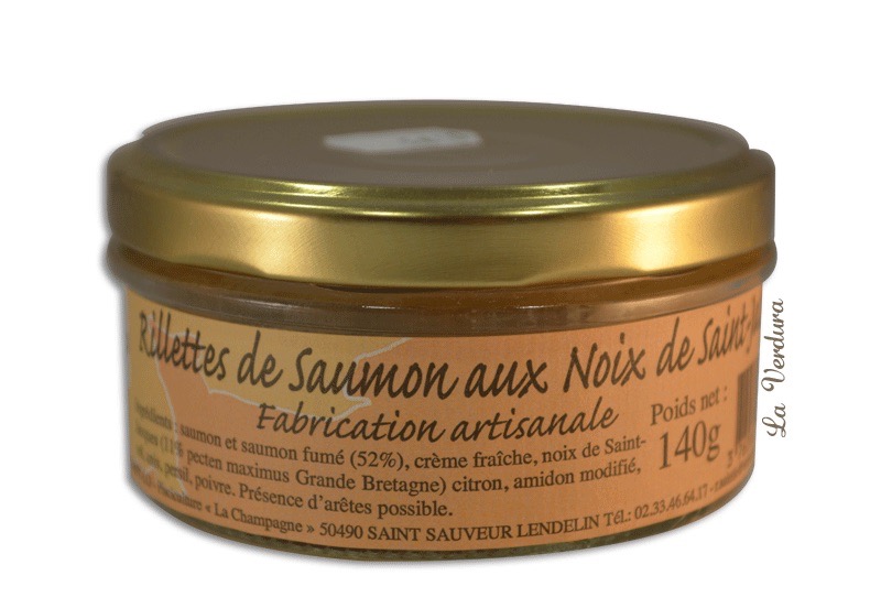 RILLETTES DE TRUITE AUX NOIX DE SAINT JACQUES