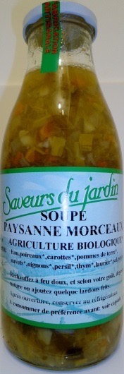 SOUPE BIO PAYSANNE MORCEAUX