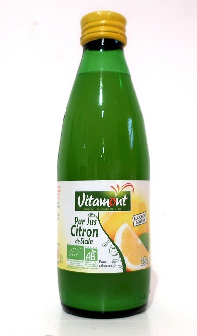 JUS DE CITRON JAUNE BIO