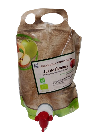 BIB JUS BIO DE POMMES 3L 