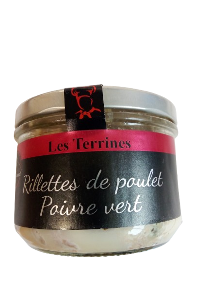 P.R. RILLETTES POULET POIVRE VERT