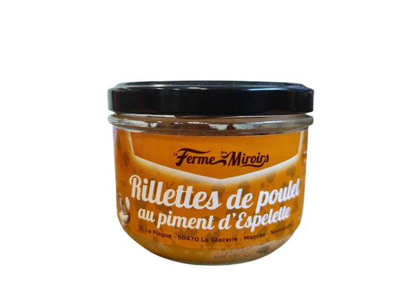 F.M RILLETTE POULET PIMENT 180GR