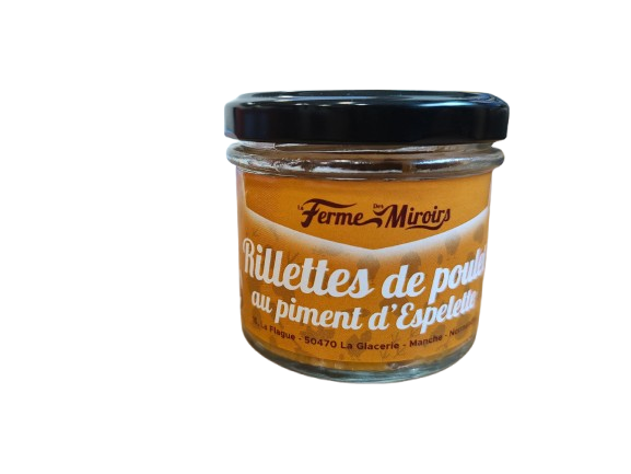 F.M RILLETTE POULET PIMENT 90GR 