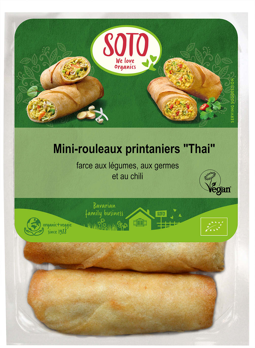 MINI-ROULEAUX PRINTANIERS «&nbsp;THAI&nbsp;» BIO