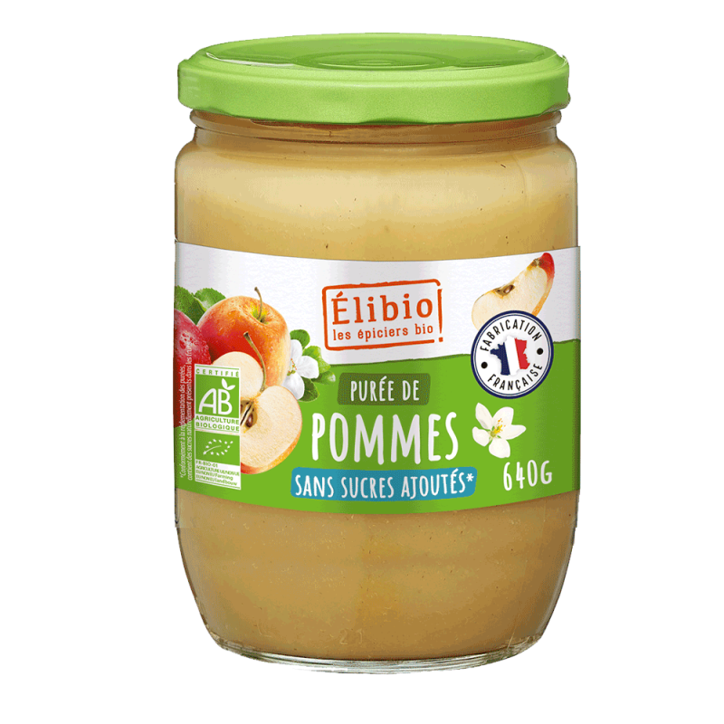 PURÉE BIO POMMES 640G